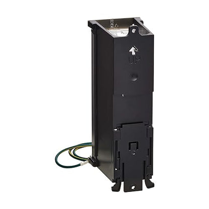 Tripp Lite 8-Port DIN-Rail Snap-in Keystone Jack Mounting Module with Grounding, Attaches to Standard 35 Millimeter (mm) DIN Rail with no Tools, TAA Compliant, Manufacturer's Warranty (N063-008-ENC)