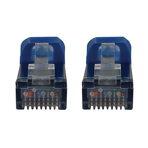 Tripp Lite Cat6a 10G Ethernet Cable, Snagless Molded Slim STP Network Patch Cable (RJ45 M/M), Blue, 15 Feet / 4.5 Meters, Manufacturer's Warranty (N262-S15-BL)