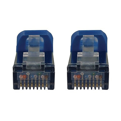Tripp Lite Cat6a 10G Ethernet Cable, Snagless Molded Slim STP Network Patch Cable (RJ45 M/M), Blue, 15 Feet / 4.5 Meters, Manufacturer's Warranty (N262-S15-BL)