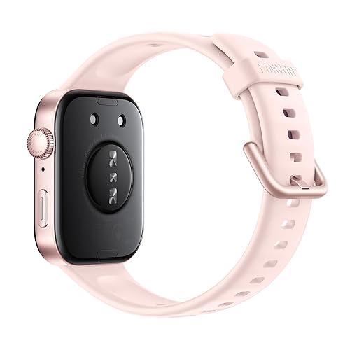 HUAWEI Watch FIT 3,1.82 AMOLED Display ,Ultra-Slim Design,All-Round Fitness Management,Comprehensive Health Managment,Durable Battery Life,Compatible with iOS & Android, Pink Watch Fit 3 Pink