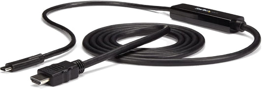 StarTech.com 6ft USB-C to HDMI Cable - USB Type-C to HDMI Adapter Cable - 4K 30Hz - Black (CDP2HDMM2MB) - Limited stock, see similar item CDP2HD2MBNL Black 6 ft / 2m
