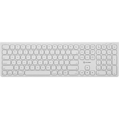 ALOGIC Echelon USB-C Rechargeable Wireless Keyboard for macOS | Keyboard with Numeric Keypad, Wireless, Bluetooth, Rechargeable. Works with Mac