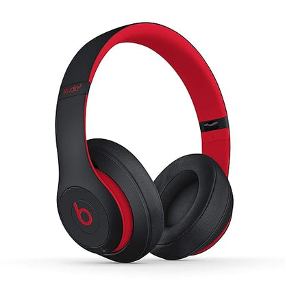 Beats Studio3 Wireless Noise Cancelling Over-Ear Headphones - Apple W1 Headphone Chip, Class 1 Bluetooth, 22 Hours of Listening Time, Built-in Microphone - Defiant Black-Red Defiant Black-Red Studio3