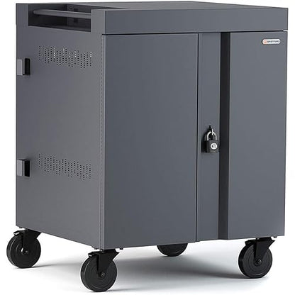 Bretford Cube Cart for 32 Netbooks/Tablets Gray, Charcoal (TVC32PAC-CK)