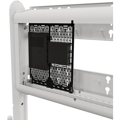 Chief LSCUW Voyager Manual Height Adjustable AV Cart, White