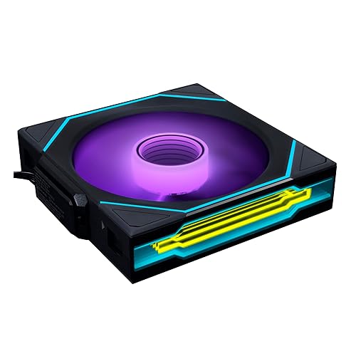 Lian Li UNI Fan SL-Infinity Wireless - 120 Single Pack - 2.4GHz Wireless Signal Control - ARGB Fan - Dual Infinite Mirror - Low Noise - Controller NOT Included and Required - Black 120 Black