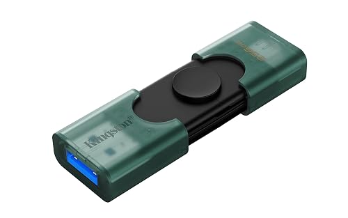 Kingston DataTraveler DuoG2 256GB Flash Drive | USB-A + USB-C 3.2 Gen 1 | DTDEG2/256GB