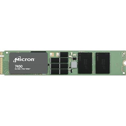Micron 7450 PRO 3.84 TB Solid State Drive - M.2 22110 Internal - PCI Express NVMe [PCI Express NVMe 4.0 x4] - Read Intensive - TAA Compliant