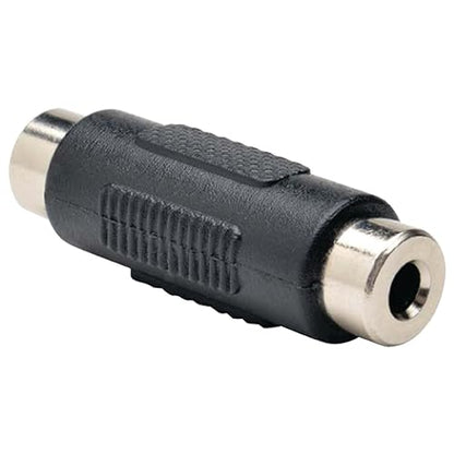 TRIPP LITE 3.5mm to 3.5mm Mini Stereo Audio Coupler Extender F/F, Black