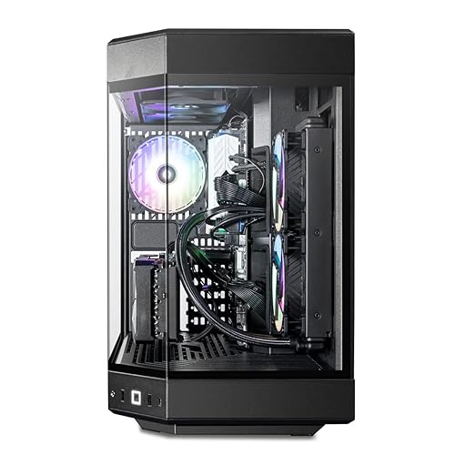 iBUYPOWER - Y60 Gaming Desktop - AMD Ryzen 9 7900x - NVIDIA GeForce RTX 4070Ti 12GB - 32GB DDR5 RAM - B650 Motherboard - 1TB NVMe SSD - Black