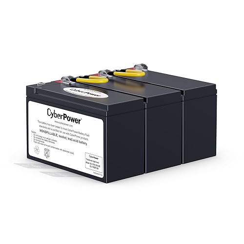 CyberPower RB1290X3B UPS Replacement Battery Cartridge, Maintenance-Free, User Installable, 12V/9Ah