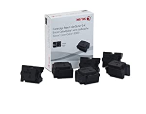 Xerox INK BLACK, COLORQUBE 8900 (6 STICKS) - 108R01017