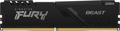Kingston Fury Beast 8 GB 3200 MHz DDR4 CL16 Desktop Memory Single Module KF432C16BB/8 Single Module 3200 MHz 8 GB