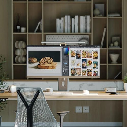Alogic Illuminate USB-C Light Bar with 4k Autofocus Webcam | Monitor Light ALCMILSGR