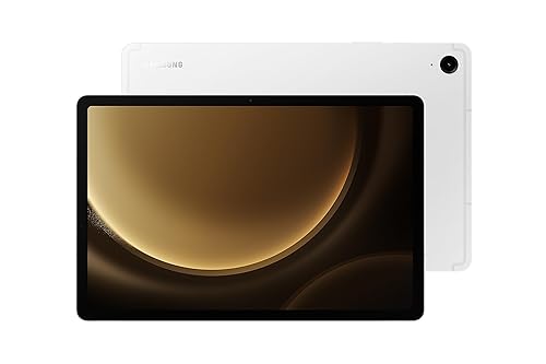 Samsung Galaxy Tab S9 FE Silver 6GB RAM 128GB Storage Android Tablet, 10.9 90 Hz Screen, IP68 Rating, 45W Fast Charging battery Silver 128GB S9 FE Tab Only