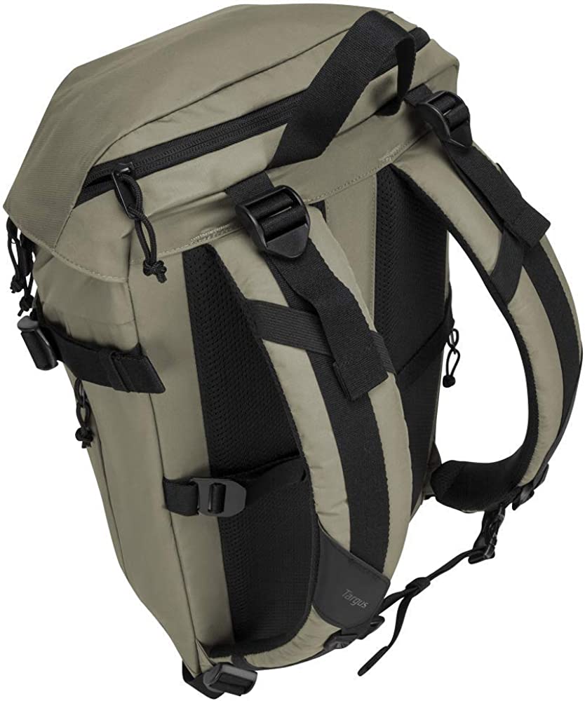 Targus Sol-Lite Backpack Designed for Durable, Strong Protective Water-Resistant Olive