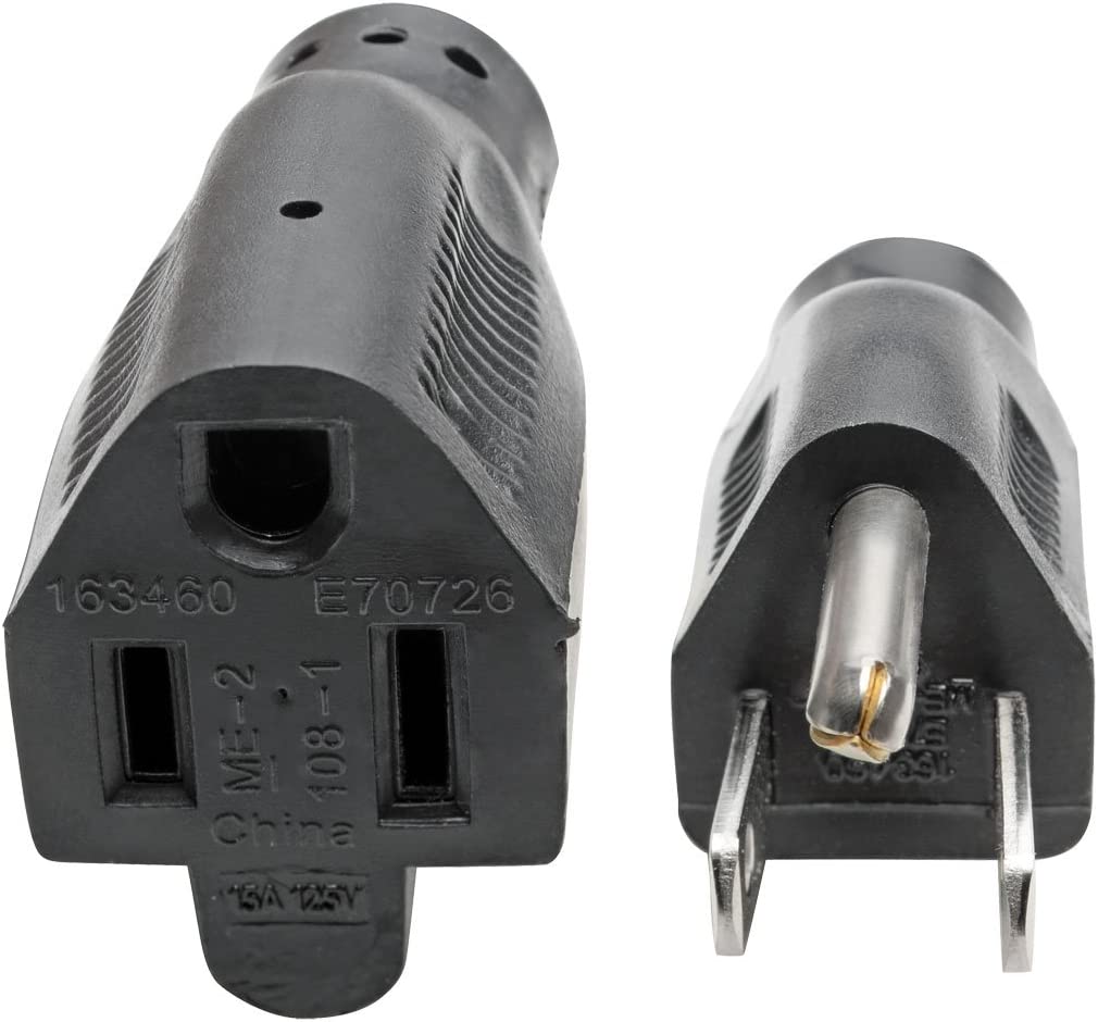 Tripp Lite Power Cord Extension Cable, Heavy Duty, 14AWG, 5-15P to 5-15R, 15A, 25' (P024-025) black 25 ft. Cord