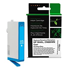 Clover imaging group CLOVER Remanufactured Ink Cartridge Replacement for HP CN685WN (HP 564XL) | Cyan | High Yield