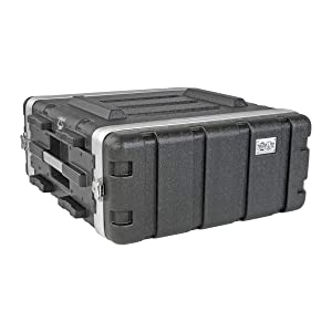 Tripp Lite 4U ABS Server Rack Equipment Case, Flight Case Shipping Transportation, Black (SRCASE4U)
