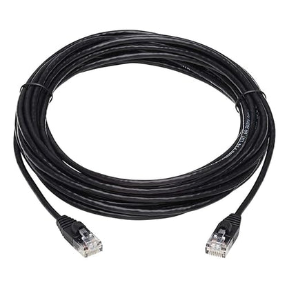 Tripp Lite Cat6a 10G Ethernet Cable, Snagless Molded Slim UTP Network Patch Cable (RJ45 M/M), Black, 25 ft. (N261-S25-BK) Black 25-ft.