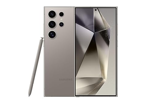 Samsung Galaxy S24 Ultra 5G - Titanium Gray 256GB, AI Enabled, S Pen, 120 Hz AMOLED Display, 200MP Camera, Nightography (Unlocked, CAD Version & Warranty) Titanium Gray 256 GB S24 Ultra Phone Only