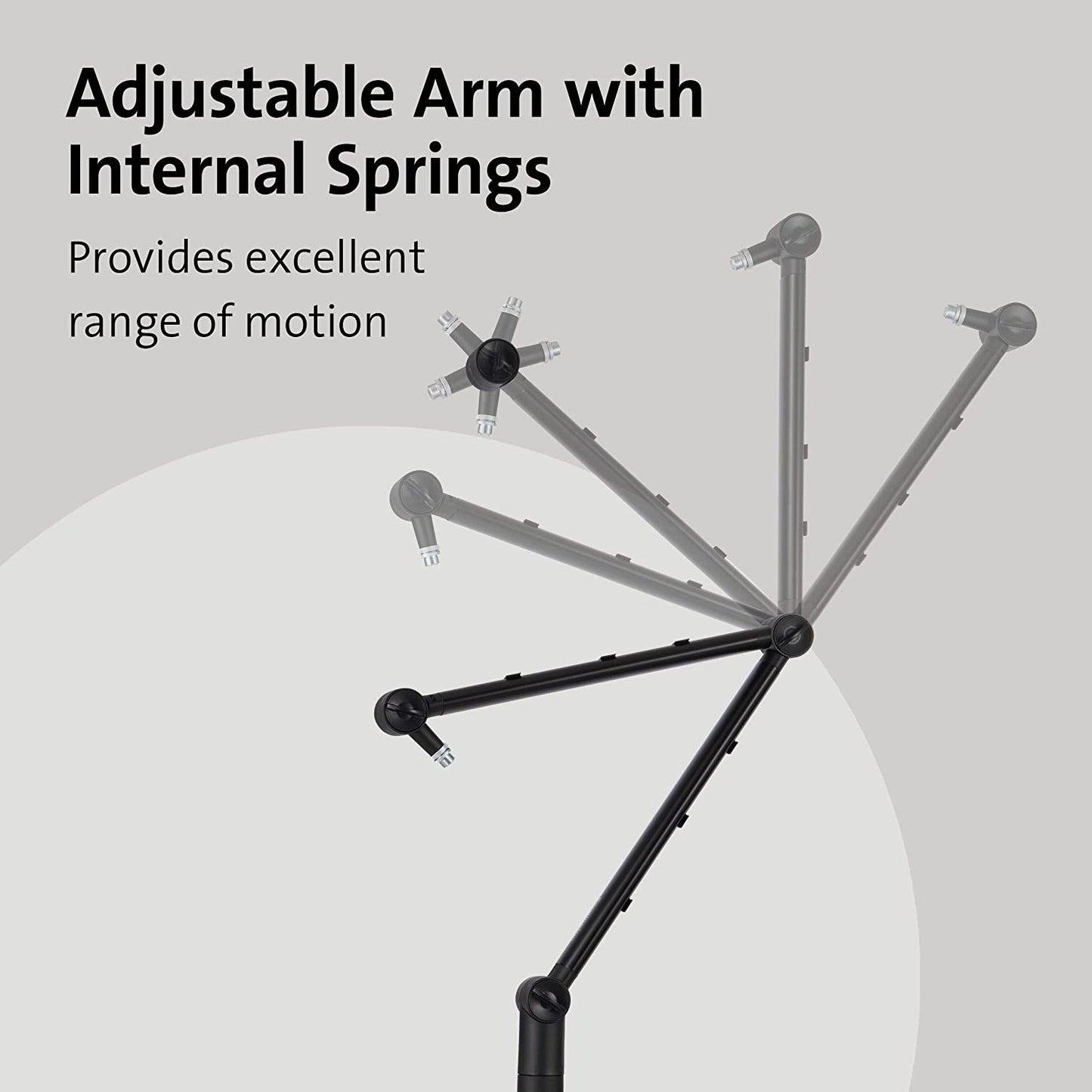 Kensington A1020 Boom Arm for Microphones, Webcams, and Lighting Systems (K87652WW)