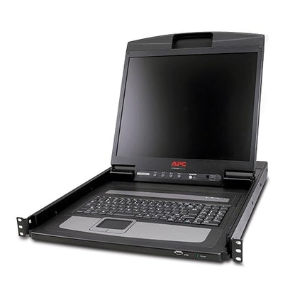 APC by Schneider Electric APC 19" Rack LCD Console - TouchPad - 100 V AC, 240 V AC Input Voltage - 1U High