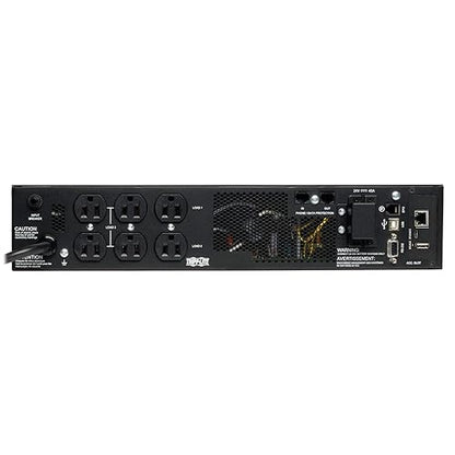 Tripp Lite 120V 1000VA 900W Double-Conversion UPS - 6 Outlets, Extended Run, WEBCARDLX, LCD, USB, DB9, 2U Rack/Tower