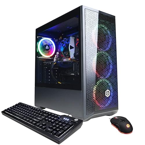 CyberPowerPC Gamer Xtreme Gaming Desktop Computer, Intel Core i5-13400F 2.5GHz, 16GB RAM, 500GB SSD, NVIDIA GeForce RTX 3050 8GB, Windows 11 Home, Black