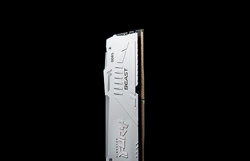 Kingston FURY Beast White RGB 64GB (2x32GB) 6000MT/s CL40 DDR5 XMP DIMM | Infrared Syncing | Fury CTRL Software | Overclocking | Plug N Play | Intel XMP 3.0 | Kit of 2 | KF560C40BWAK2-64