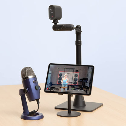 Logitech Mevo Table Stand, Versatile and Stable Stand for Mevo Cameras at a Table or Desk - Black