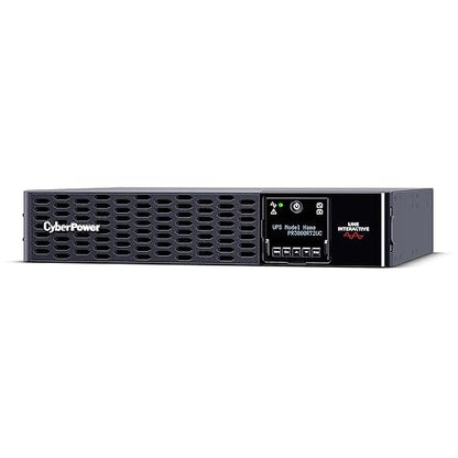 CyberPower PR3000RT2UC Smart App Sinewave UPS System, 3000VA/3000W, 9 Outlets, 2U Rack/Tower, AVR, Built-in Cloud Monitoring Standard 3000VA