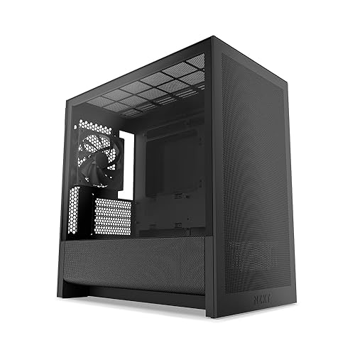 NZXT H3 Flow Micro-ATX Mid-Tower Case - All Black Color