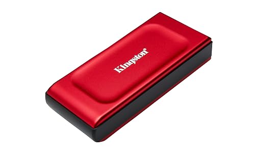 Kingston XS1000R 2TB SSD | Pocket-Sized | USB 3.2 Gen 2 | External Solid State Drive | Up to 1050MB/s Up to 1050MB/s XS1000 - Red 2TB