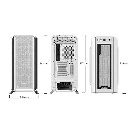 be quiet! Silent Base 802 ATX Midi Tower PC Case| 3 Pre-Installed Pure Wings 2 Fans | Sound Insulated | White | BG040 BG040 Fans