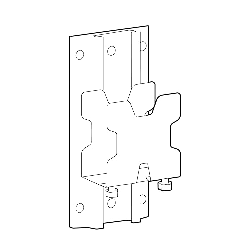 Ergotron – LX Pro Mini PC Mount with Wall Track – Add-on for VESA Monitor Arms – Mini, White White 0.85" to 2.3" deep