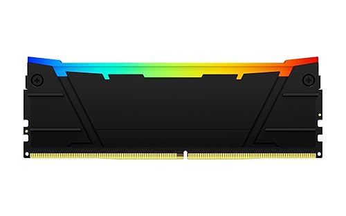 Kingston Fury Renegade RGB 16GB 3200 DDR4 CL16 DIMM 1Gx8 Desktop Memory - KF432C16RB12A/16