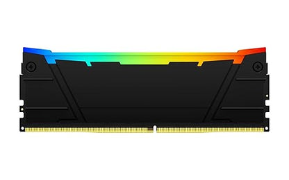 Kingston Fury Renegade RGB 16GB 3200 DDR4 CL16 DIMM 1Gx8 Desktop Memory - KF432C16RB12A/16