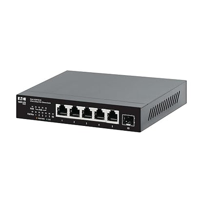 Tripp Lite 2.5 Gbps 5-Port Desktop Unmanaged Gigabit Ethernet Network Switch with PoE+, 70W, Metal Enclosure, Plug-and-Play, TAA Compliant, Wall Mount Option, Status LEDs, 3-Year Warranty (NG5POE-M2) 2.5 Gbps / PoE+ 5-Ports