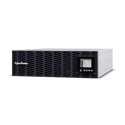 CyberPower OL6KRTHDL High-Density Smart App Online Sinewave UPS Battery Backup and Surge Protector with Long Run Time, Double Conversion Topology, 6000VA/6000W, 4 Outlets, 3U, Pre-Installed RMCARD205