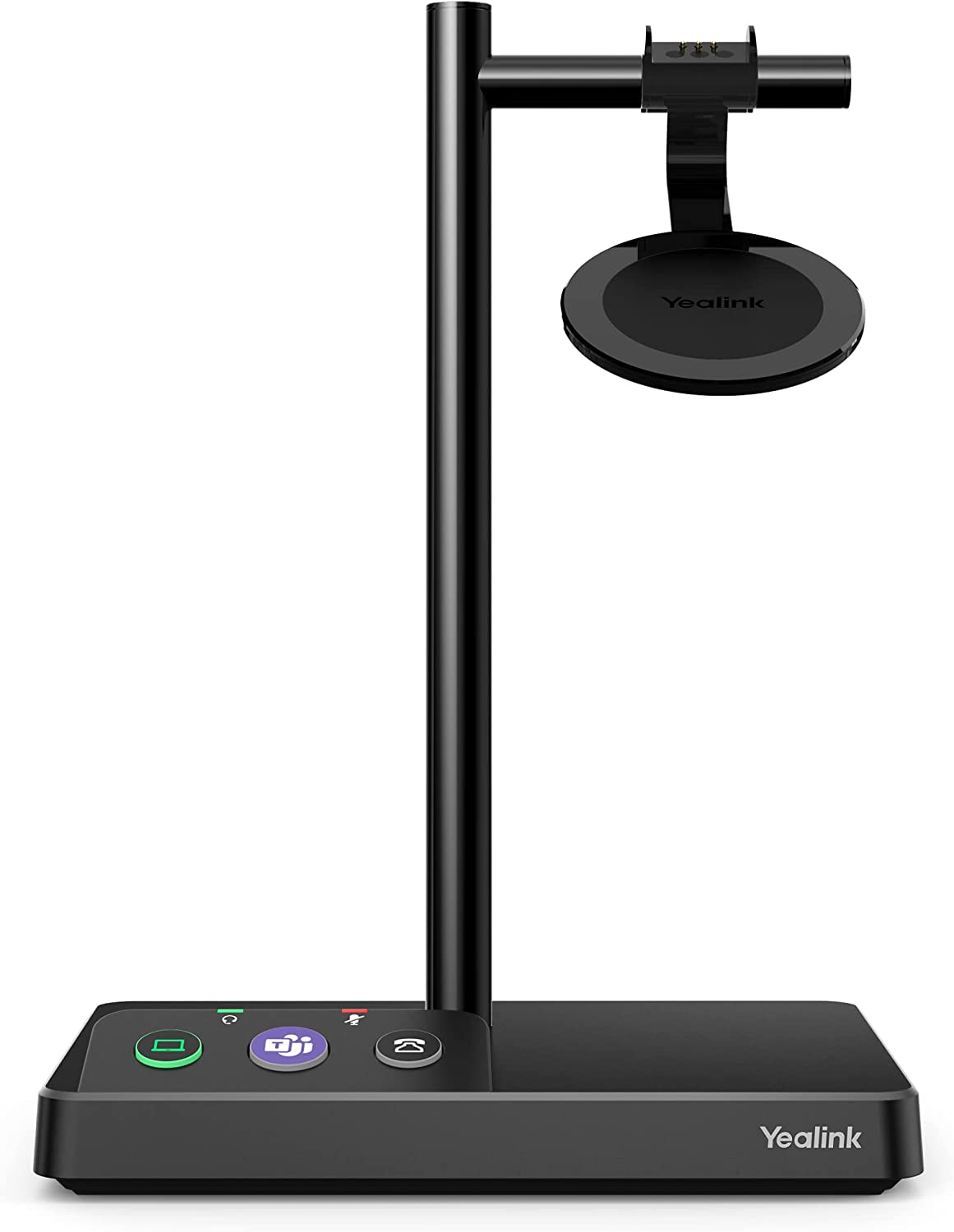 Yealink WH62 Dual Teams Wireless Noise Canceling Headset - Connects and Works with USB Enabled Deskphones, Computers and Softphones. Headset Includes a 500ft Wireless Range + Intelligent Mute Yealink WH62 Dual Teams Certified