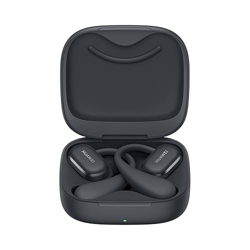 HUAWEI FreeArc Open-Ear Earbuds, Bluetooth Earphones with Sterling Sound, Secure Fit and Comfort, IP57 Water Resistance, 28 Hours Playtime, Sports Earphones, iOS & Android & Windows, Black