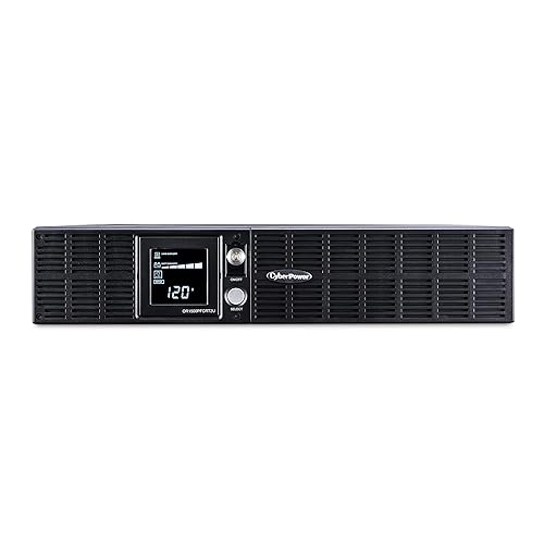 CyberPower OR1500PFCRT2U PFC Sinewave UPS System, 1500VA/1050W, 8 Outlets, AVR, 2U Rack/Tower