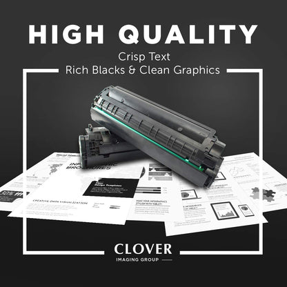 Clover imaging group Clover Remanufactured Toner Cartridge for Lexmark 50F0HA0, 50F1H00 | Black | High Yield