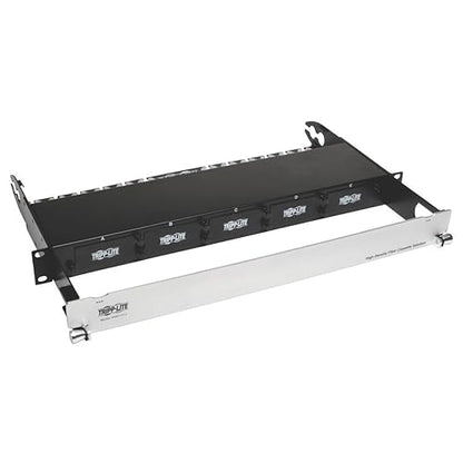Tripp Lite High Density Rack Mount Fiber Enclosure Panel 5 Cassette 1U RM N482-01U Black 5-Cassette Panel