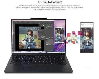 Lenovo Gen 13 ThinkPad X1 Carbon Laptop with Intel Core Ultra 7 258V Processor, 14" 2.8K 2880x1800 OLED Non-Touch 500 nits 120Hz Display, Wi-Fi 7, 32GB RAM, 1TB SSD, FHD RGB/IR Cam, and Win 11 Pro