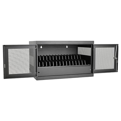 Tripp Lite 16-Port AC Charging Storage Station Cabinet for Chromebooks, Laptops and Tablets, 17-Inch Depth, Wall Mount and Cart Options (CSC16AC)