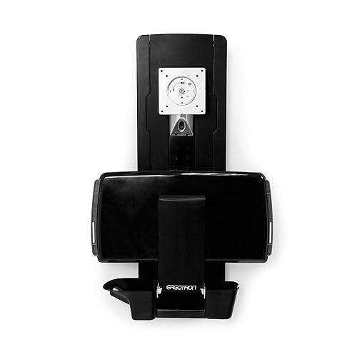 ERGOTRON Ergotron 61-080-085 Styleview Sit-Stand Vertical Lift, Patient Room (Black)