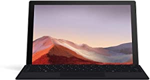 Microsoft Surface Pro 7 12.3 Inch Touchscreen Tablet PC Bundle w/Type Cover + Office 365 (1 Year) &amp; Sleeve, Intel 10th Gen Core i3, 4GB RAM, 128GB SSD, WiFi, Windows 10, Platinum (Latest Model)