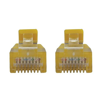 Tripp Lite Cat6a 10G Ethernet Cable, Snagless Molded Slim UTP Network Patch Cable (RJ45 M/M), Yellow, 6 Feet / 1.83 Meters, Manufacturer's Warranty (N261-S06-YW)